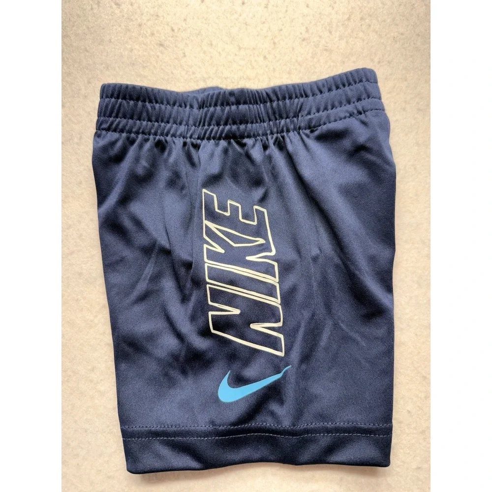 Nike Toddler Boys Dri-FIT Dropsets T-Shirt & Shorts 2-Piece Set 2T NWT Blue